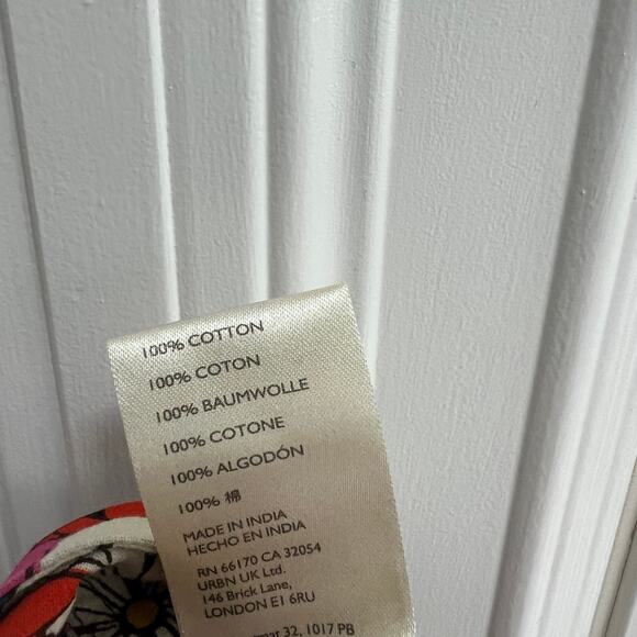 Free People Tessa Tapered Floral Trousers Multicolor Size 4 NEW - Picture 9 of 11